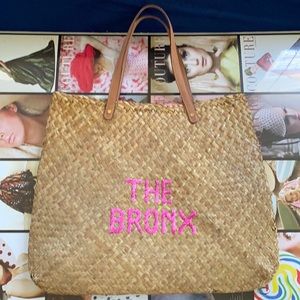 Kate Spade The Bronx Straw Tote Bag